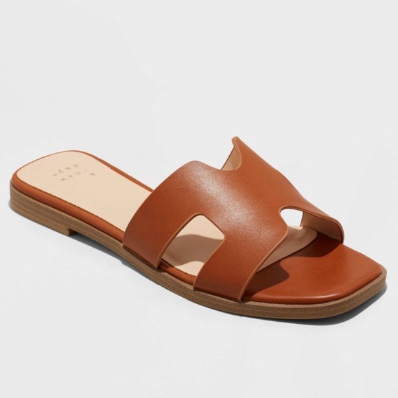 a new day Tan Slide Sandals - Picture 7 of 7